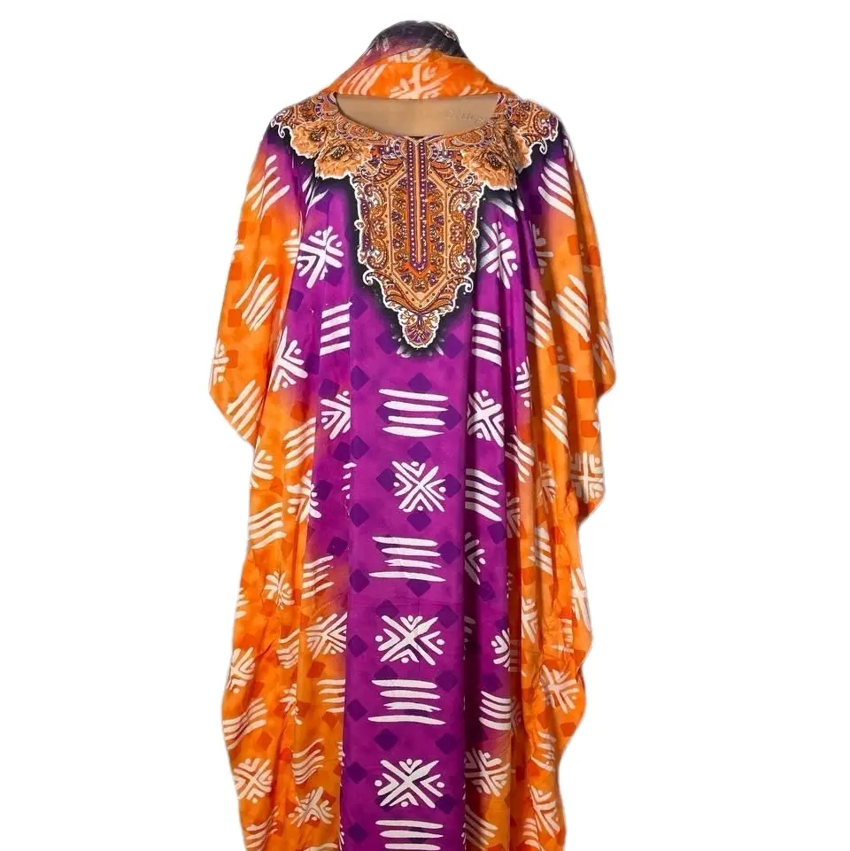 Maxi Kaftan Boubou for Women - Casual Dress - Womenswear Comfort Summer