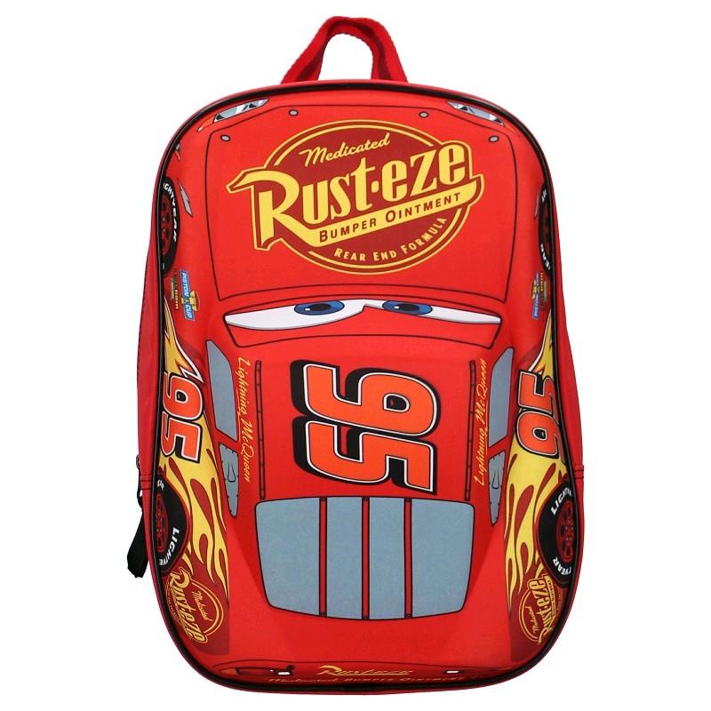 Lightning McQueen 3D Backpack for Boys - Kids Rucksack Car, Perfect for School and Travel 0