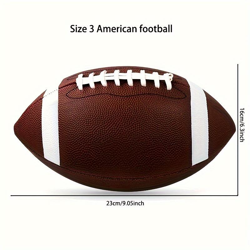 Professional American Football, Size 3/6/9 PU Official Training Football 9
