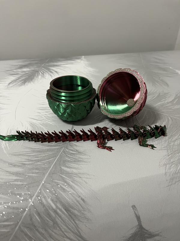 3D Printed Dragon Egg with Baby Dragon Toy - Collectible Fantasy Sci-Fi Toy 5