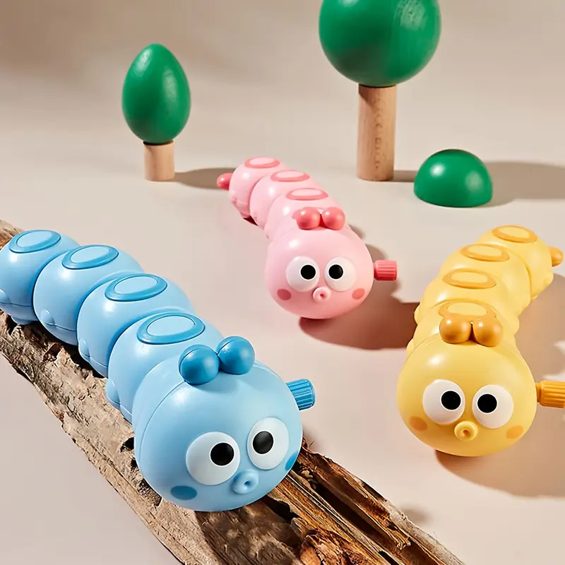 1pc Interactive Caterpillar Sensory Toy, Durable Plastic, Twist Action, Non-Electric, Featherless, Ideal for Birthday, Graduation, Anniversary & Holiday Gifts - Suitable for New Year, Christmas, Graduation Season 1