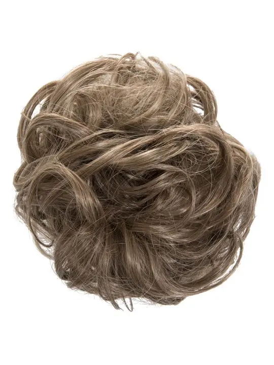 Large Curly Wavy Synthetic Hair Scrunchie - Messy Bun 4