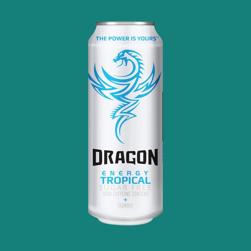 Product Introduction of Dragon Energy - Sugar Free Tropical Energy Drink | 12 x 500 ml Cans | High Caffeine Content, Taurine and BVITS | Best Before 31st March 2026 1