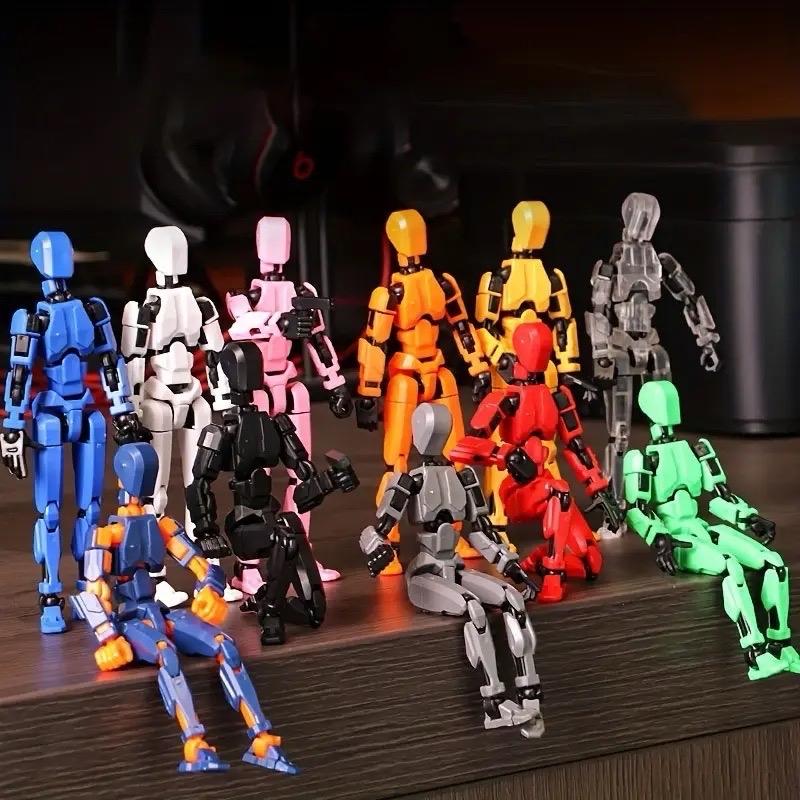 DIY 3D Action Figure Kit Dummy 13 D13 Joint Movable Polycarbonate Material for Creative Play 3D Printing 8