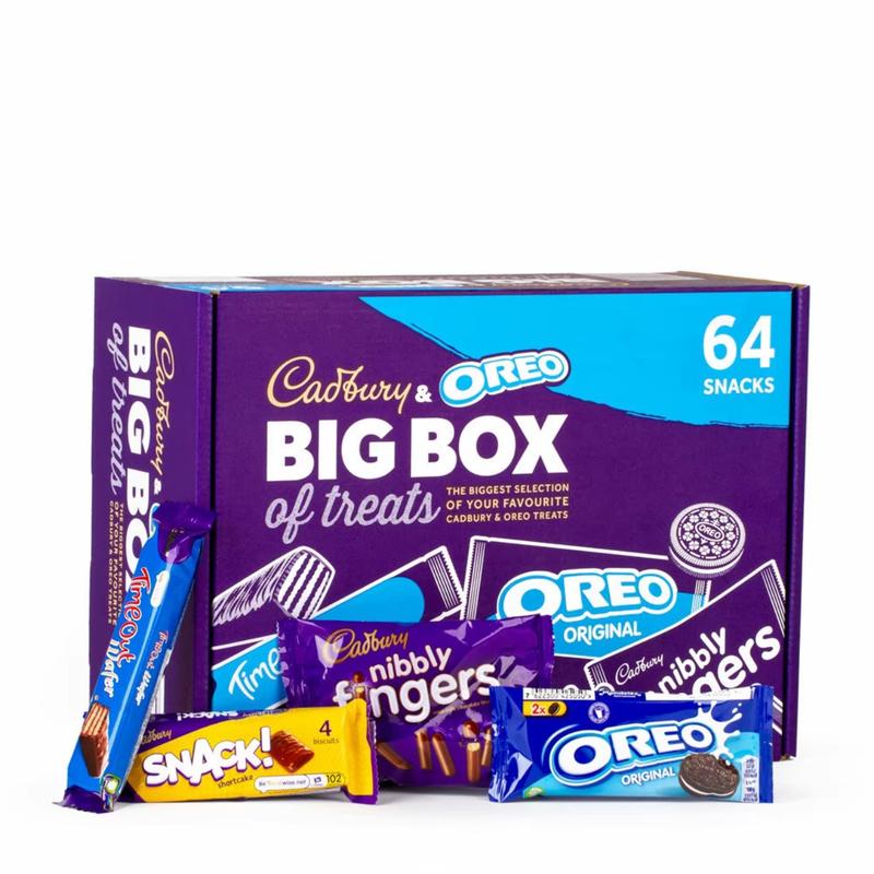Cadburyy OREO Biscuit 64 Big Box of Treats 1.8kg, Milk Chocolate Fingers, Time Out, Snack I Sharing Big Biscuit Gift, Family Size, Party, Office Supplies, Lunch Box mixed  chocolate Sweet Sweet 4