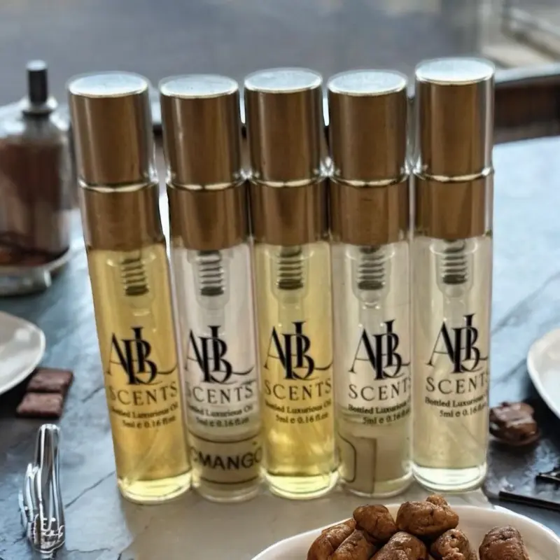 Sweet Vanilla Perfume Set of Five 5ml and Five 10ml Spray Bottles   **Buy 5 Bottles Get One For Free** 1