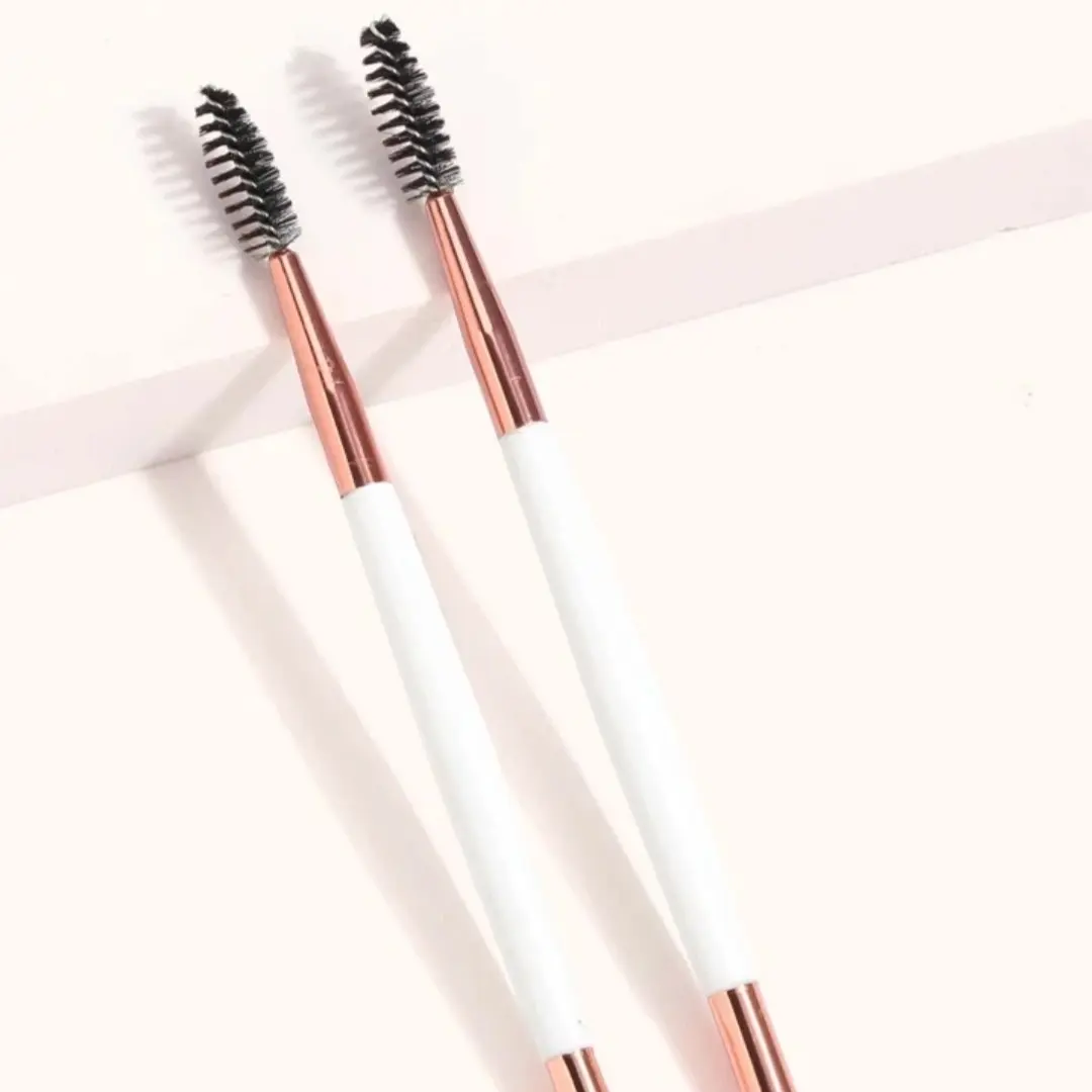 2pcs Beauty Double Ended Eyebrow Brush Professional Comb Eyelash Eyeshadow Makeup Brush Eyes Makeup Brushes Tools