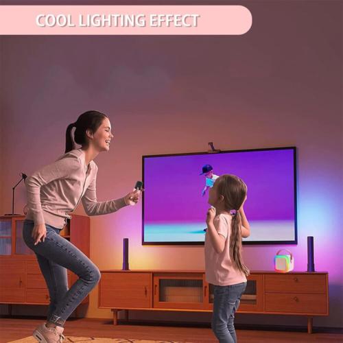 Product Introduction of Kid Mini Karaoke Machine Portable Bluetooth Speaker with 2 Wireless Microphone 13