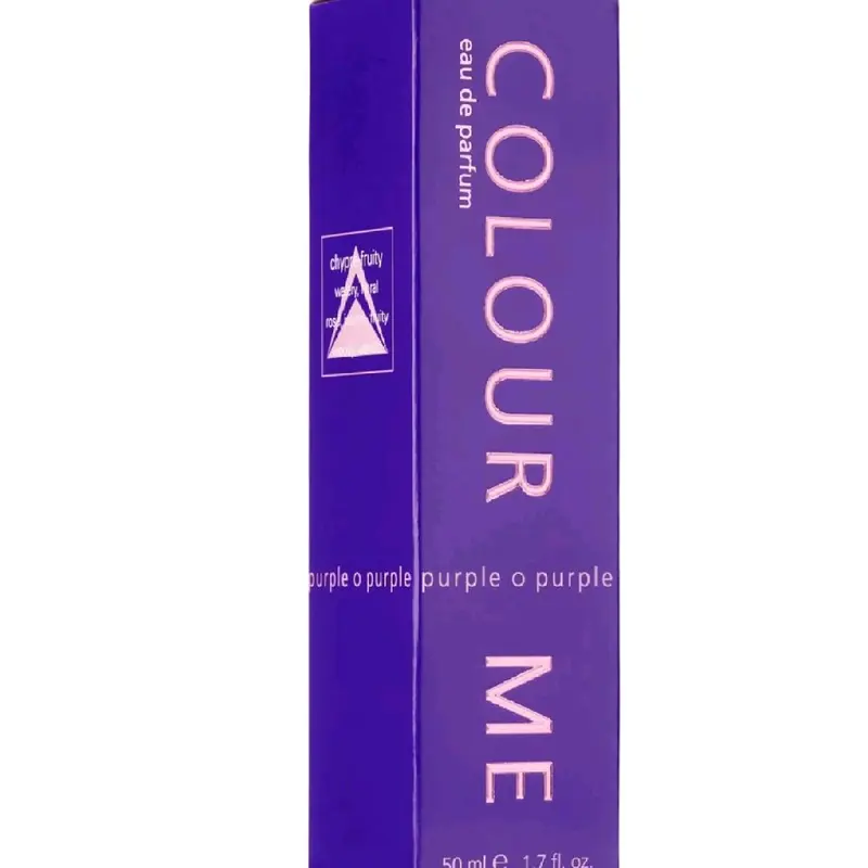 COLOUR ME Purple Perfume for Women - Eau de Parfum 50ml. 1