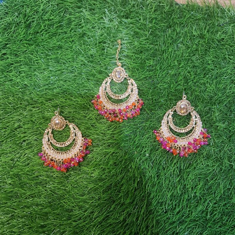 tika Earing set with pearl 6