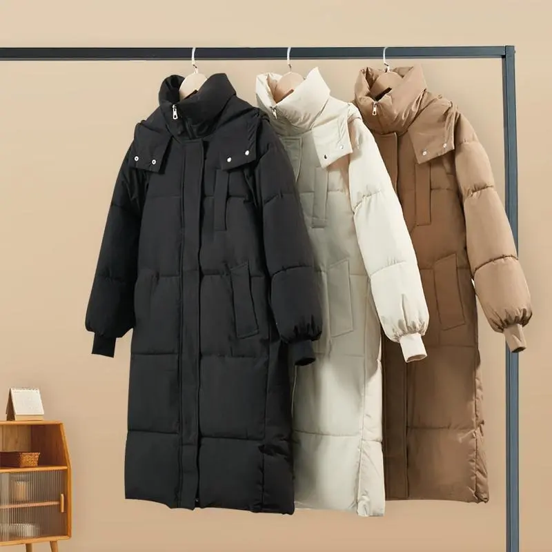 [Premium] 2024 New Autumn and Winter Classic Hooded Long Puffer Coat for women #545632