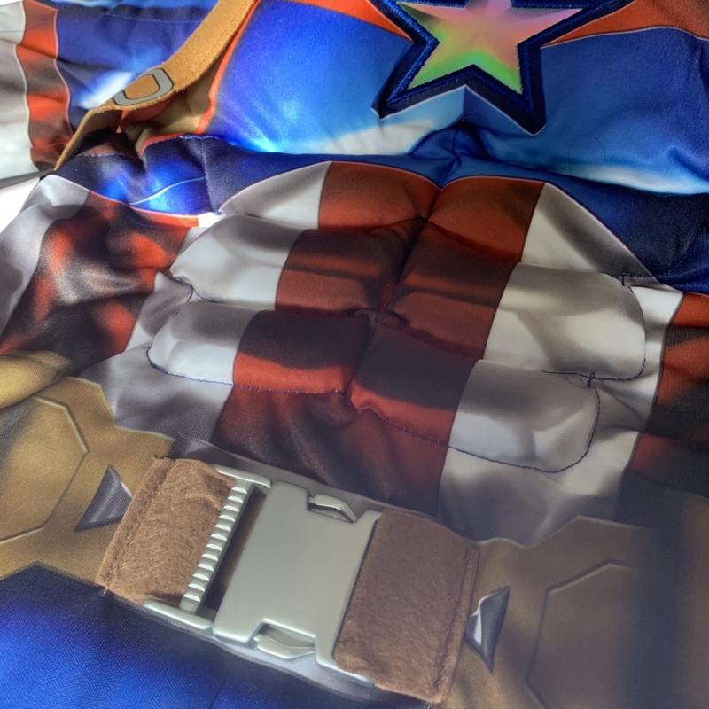 Product Introduction of Boys Captain A Fancy Dress Suit with Shield Size 9-10 Years Old Only 4