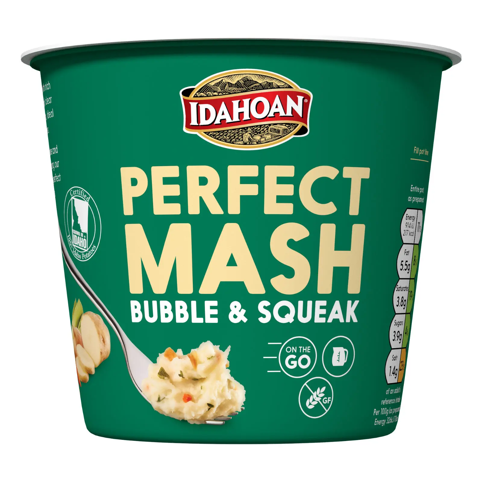 Idahoan Perfect Mash Bubble & Squeak 55g Pot