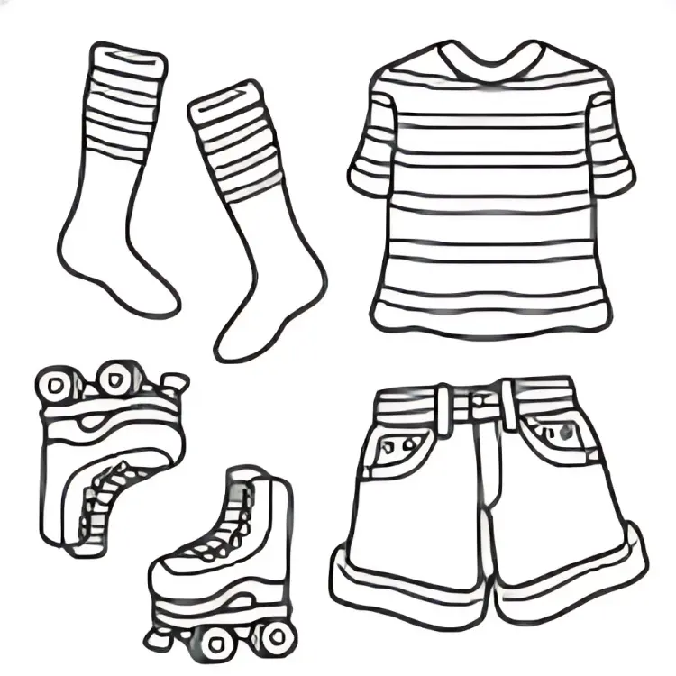 Vintage Fashion Vibes: Bold and Easy Coloring Book for Adults and Teens Featuring Cute Vintage Clothes and Iconic Designs (Bold & Easy Coloring Books) Paperback 2