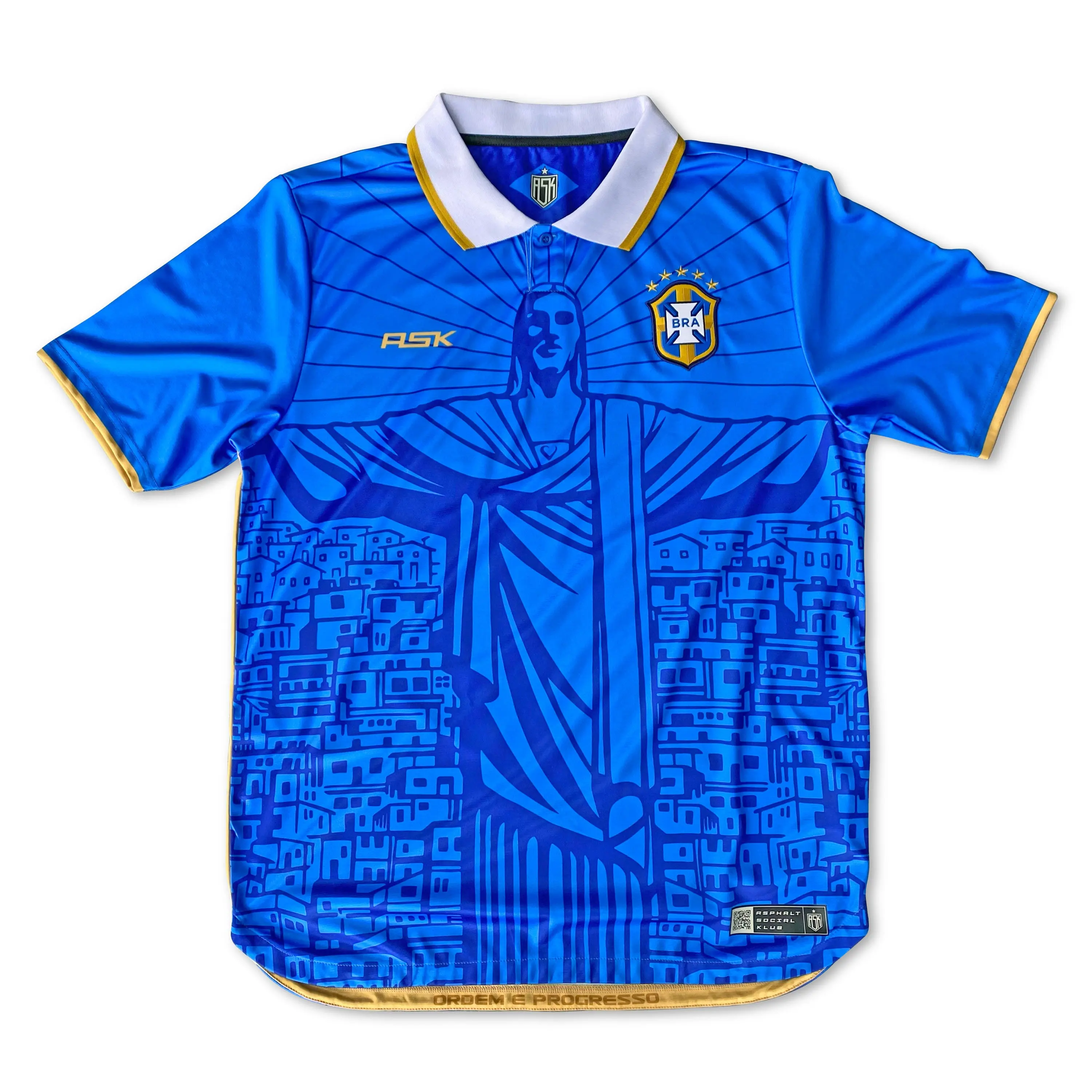 BRAZIL REDEEMER 94 AWAY JERSEY