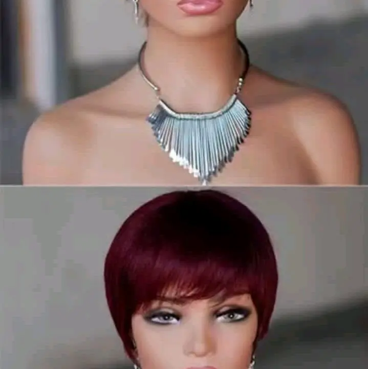High-Quality Pixie Short Wig for Unisex - Smooth & Sleek Style, Natural Looking Texture, Black/Brown Hues - Enhance Your Style Today! 4