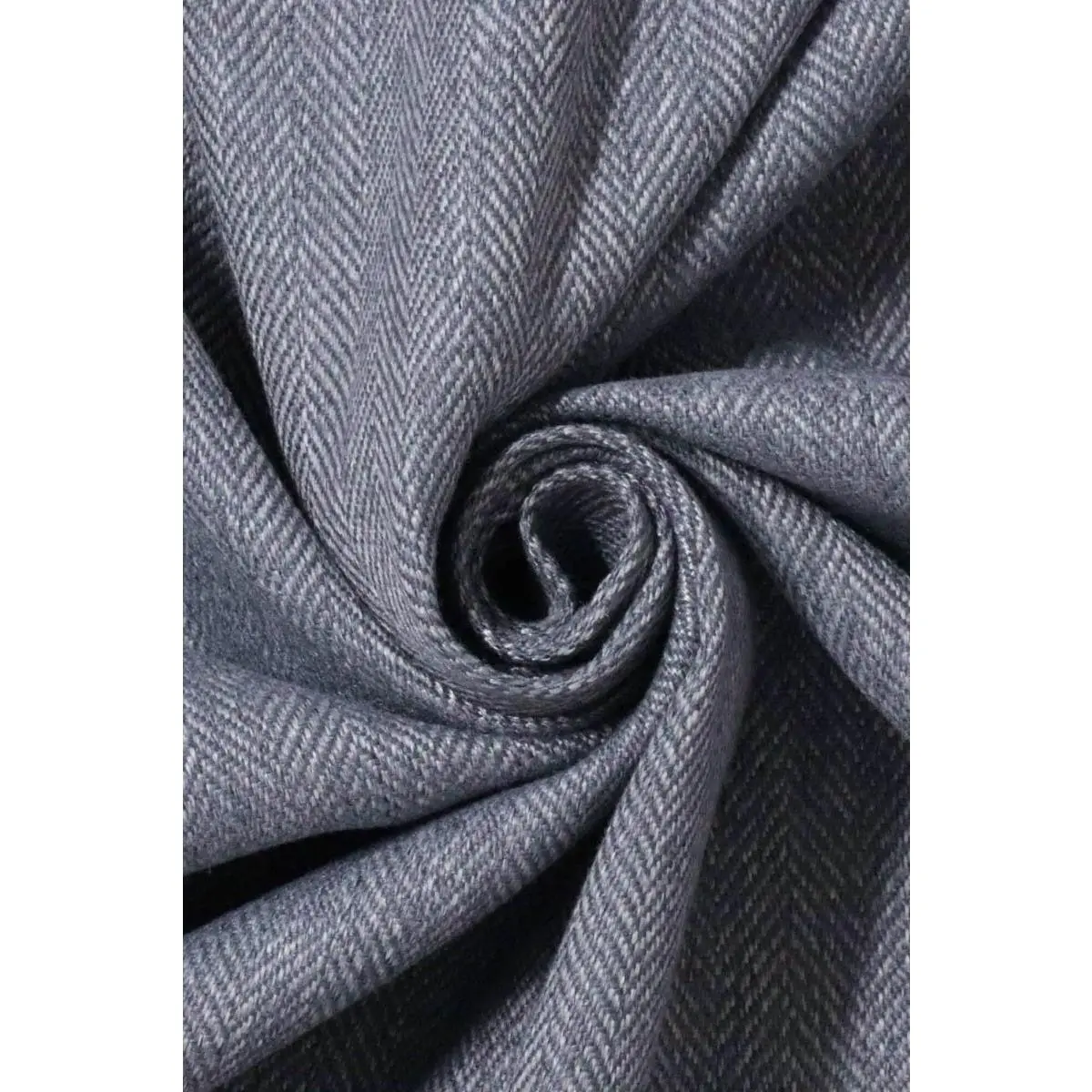 Herringbone Collection Blue Fabric