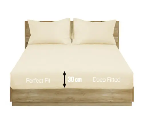 Northern Luxe Extra Deep Elastic 30cm Fitted Bed Sheets - Single/Double/King & SK 5