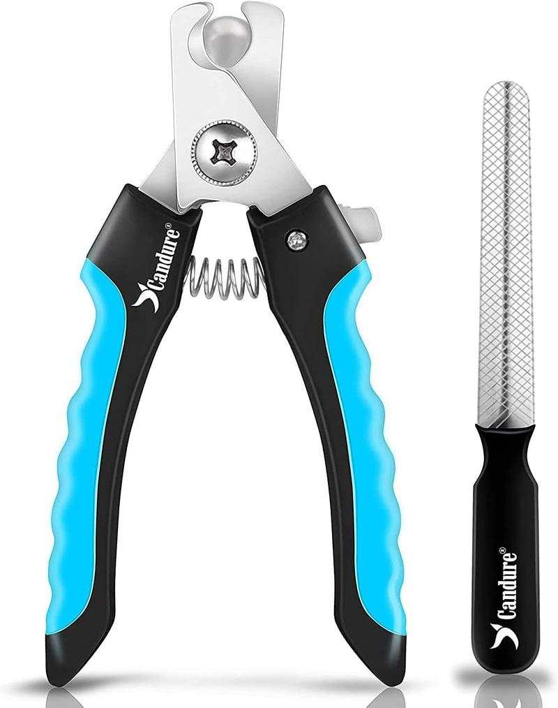 Product Introduction of Dog Nail Clippers for Large, Medium and Small Breed Professional Pet Nail Clipper Suitable for Cats, Rabbits and Guinea Pigs With Safety Lock and Protective Guard to Avoid Over Cutting (6") 0