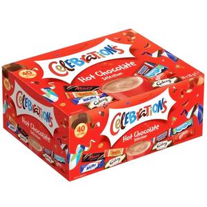 Celebrations - Hot Chocolate Selection - Instant Drink Powder 8 Flavours Pack 40x25g