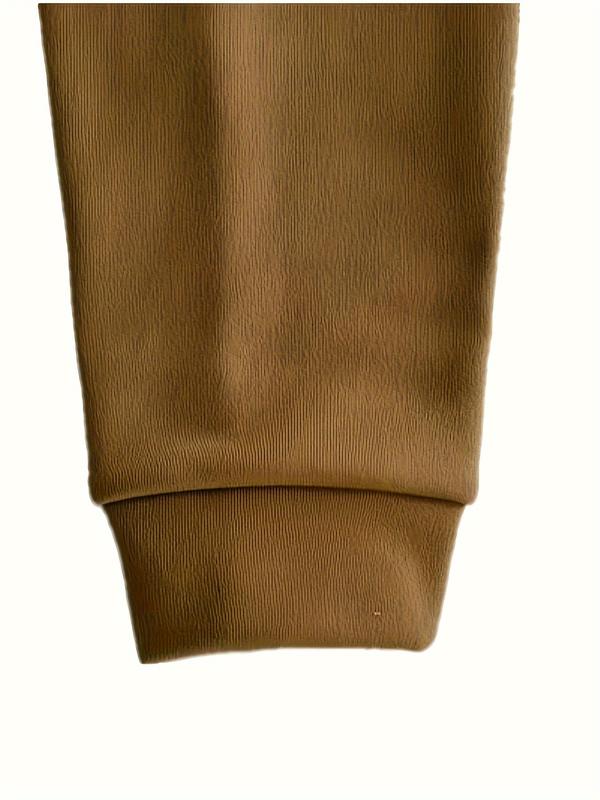 Men's Hooded Henley Shirt with Multiple Pockets, Casual Sports Pullover for Autumn/Winter, Polyester Knit Athletic Top 5