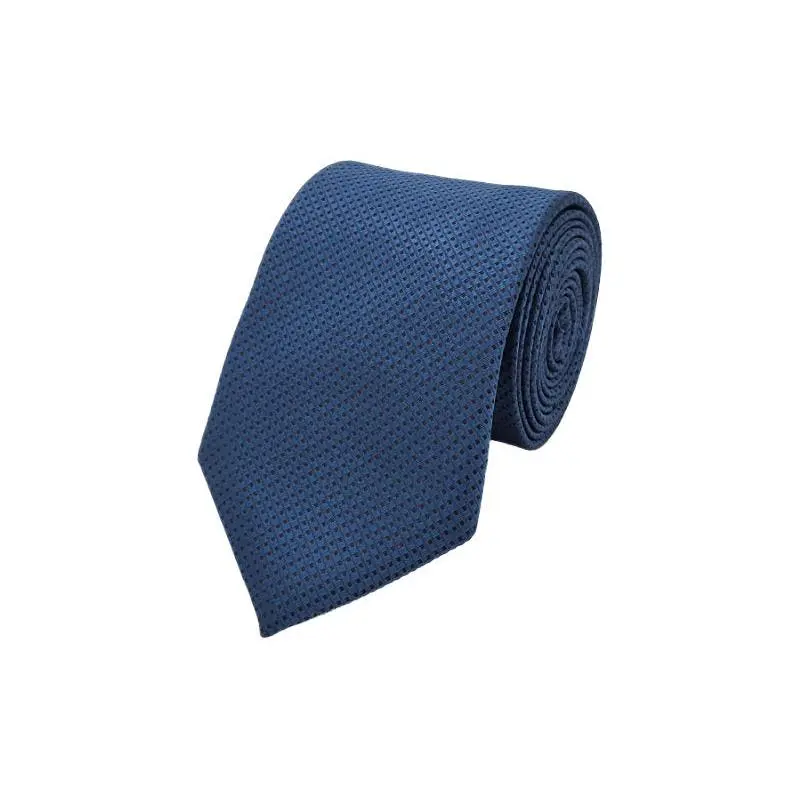 Sea blue-toned and red patterned tie