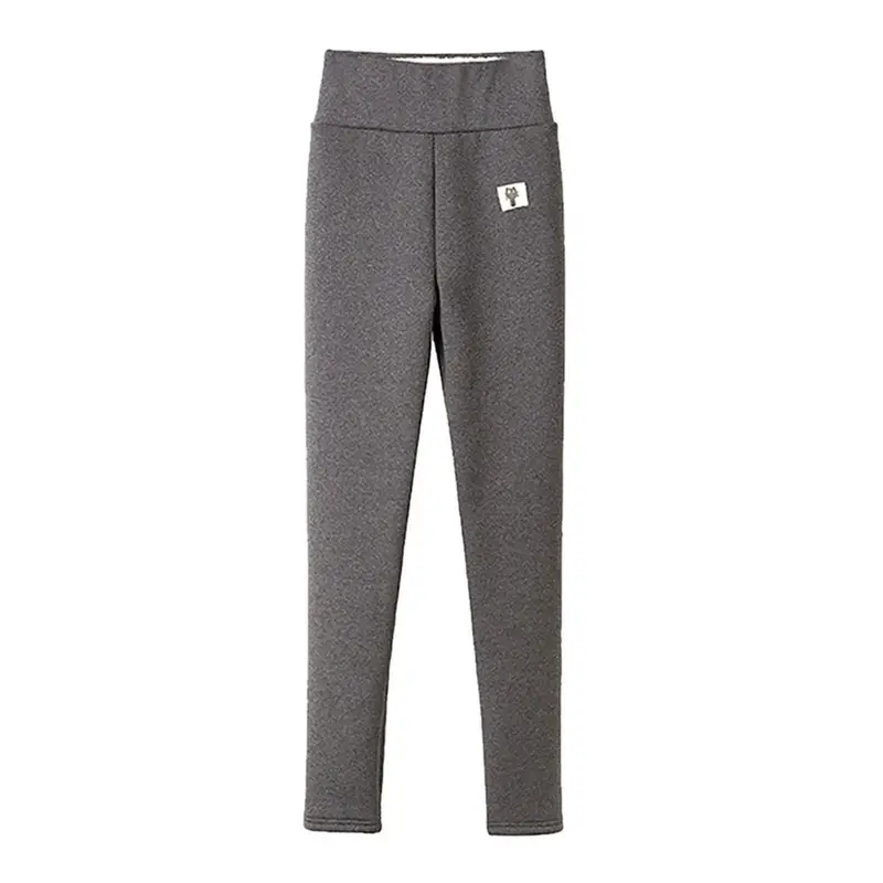Fleece-Lined And Thickened Lamb Fleece Leggings Women's Autumn And Winter High-Waisted Tight-Fitting Thermal Pants Slim-Fit 1