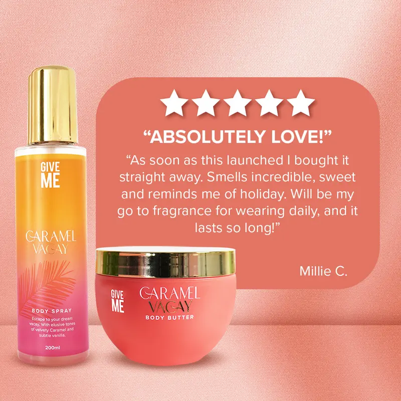 Give Me- Caramel Vacay Body Range- Choose your type 3