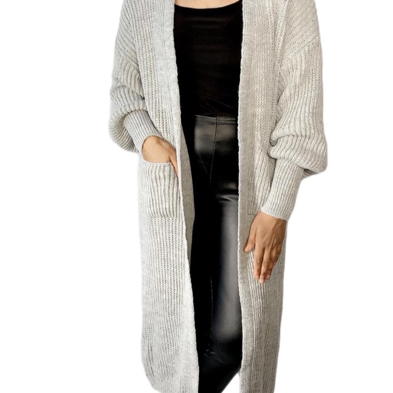 Balloon sleeve maxi cardigan 4
