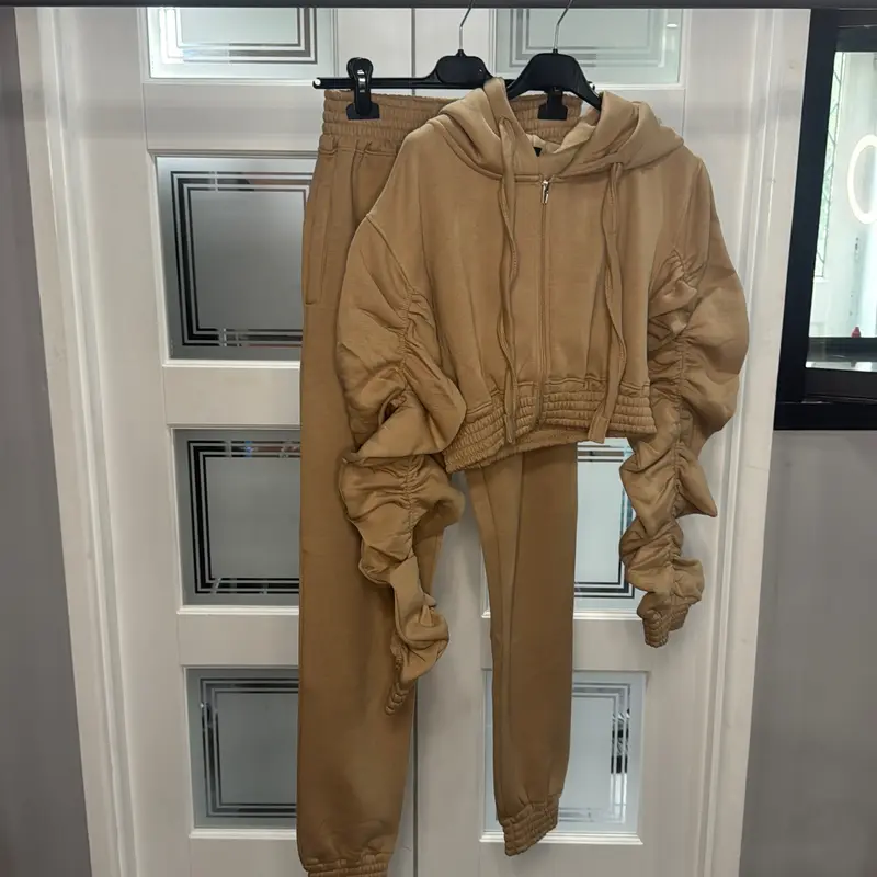 Premium Ruched Tracksuit All Colours 2