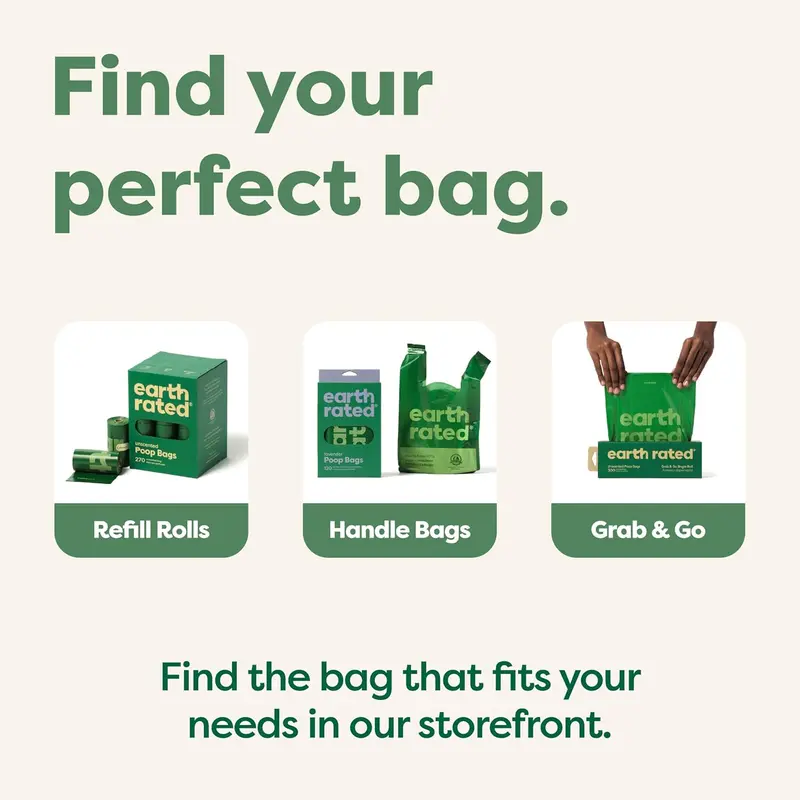 Dog Poo Bags, Guaranteed Leak Proof and Extra Thick Waste Bag Refill Rolls For Dogs, Lavender Scented, 4
