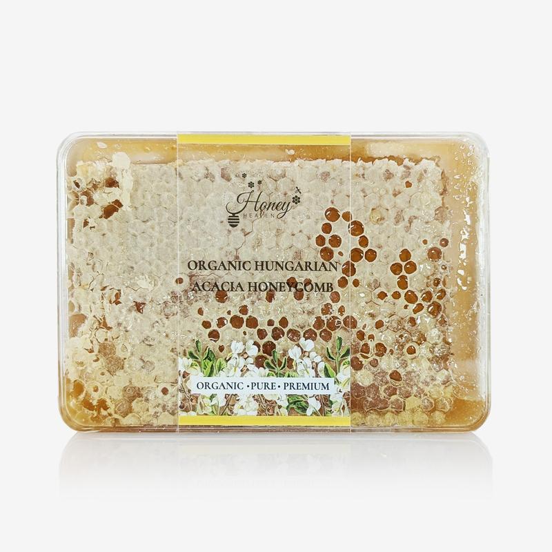 Organic Raw Hungarian Acacia Honeycomb 200g Sweet Flavor 4