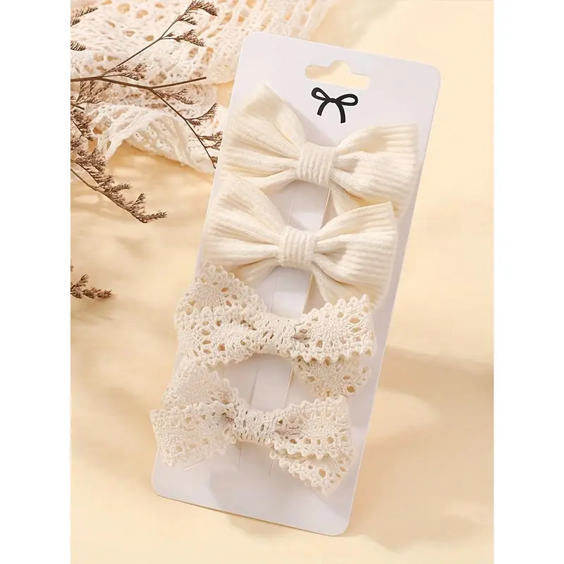 4pcs Cute Butterfly Hair Clips, Children Hair Accessories For Girls 0