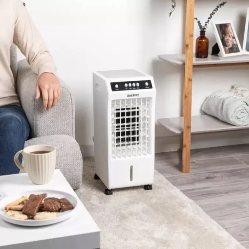 Beldray Air Cooler 6 Litre 3 Speeds Swing Function Carry Handles & Wheels 4