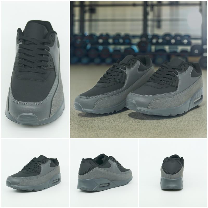 Men's Trainers 2024 UK Mens Air Shock Absorbing Max 90 Running Basketball Trainers Jogging Gym Fitness Trainer Man Shoes Multi Colours 3