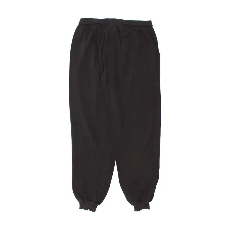 Pre-Owned Vintage LOTTO Womens Tracksuit Trousers Joggers UK 14 Large Black Cotton 2