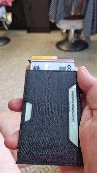 Product Review of Men's Business RFID Blocking Card Holder, Casual Solid Color Card Holder, Classic Card Holder for Men, Casual Trendy Versatile High-quality Daily Wallet from C**🐺 0