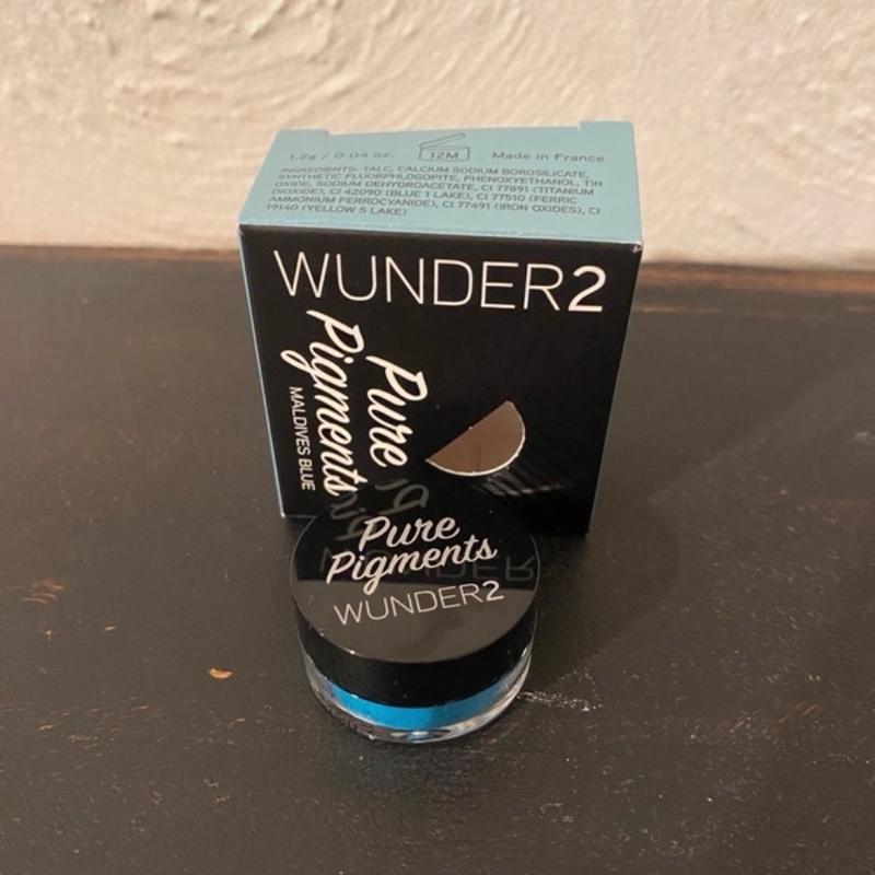 WUNDER2 Pure Pigments MALDIVES BLUE 1.2g - Cosmetic Makeup Pigment 2