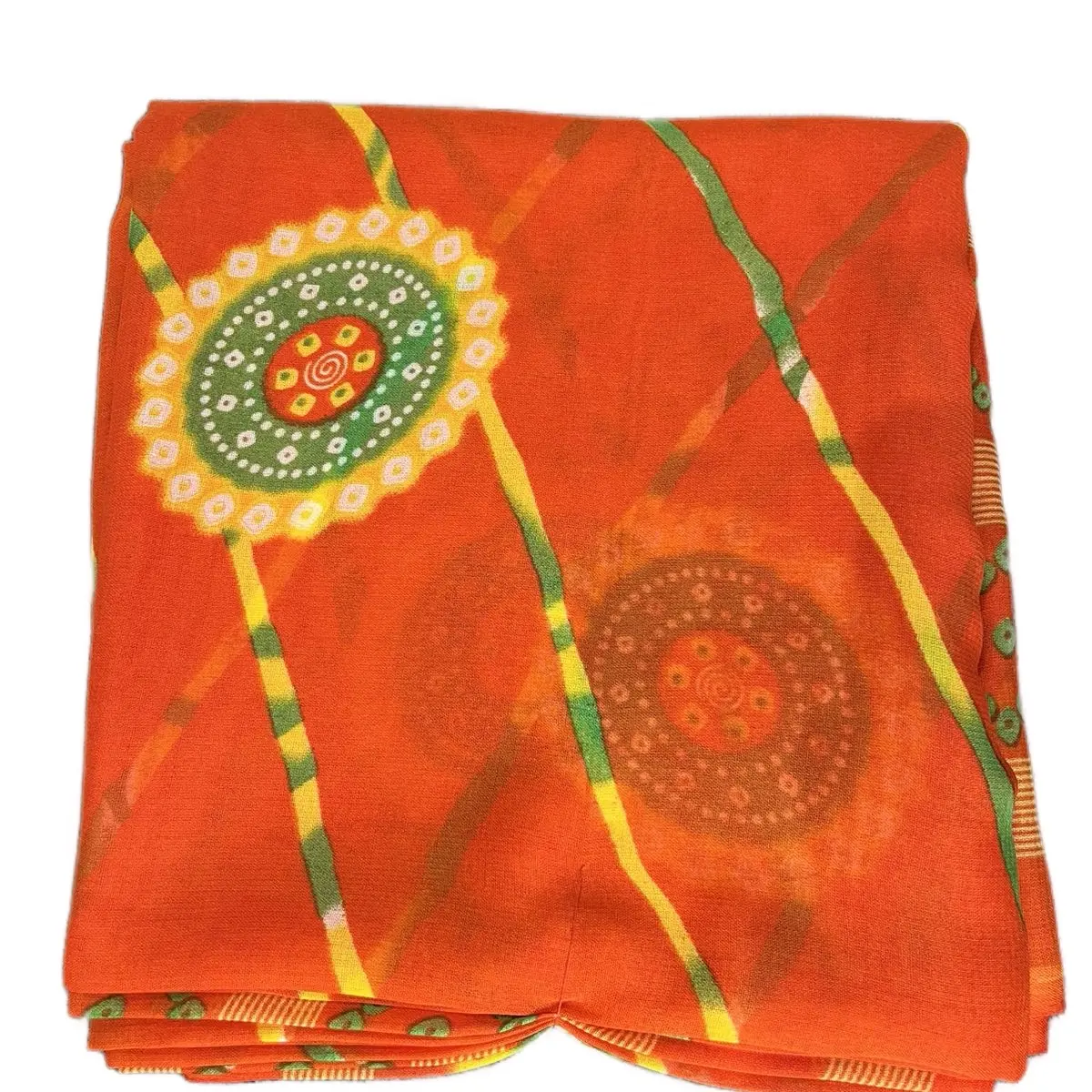 Orange Indian Saree Sale Asian BritishAsian