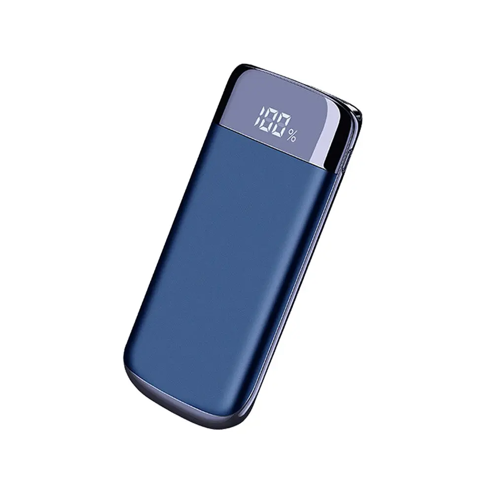 Ultra Slim 10000mAh Portable Power Bank Double USB Digital Dispaly External