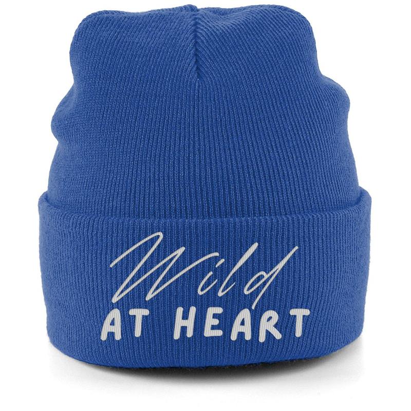 Kids Embroidered Cuffed Beanie Wild At Heart 2