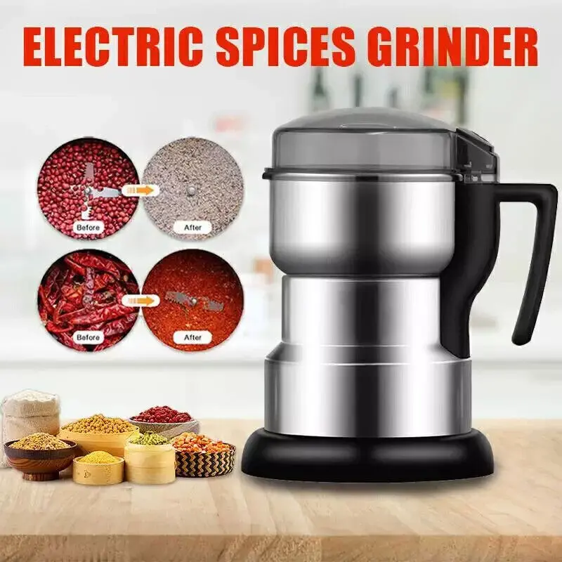Electric Coffee Grinder Grinding Milling Bean Nut Spice Matte Blender 0