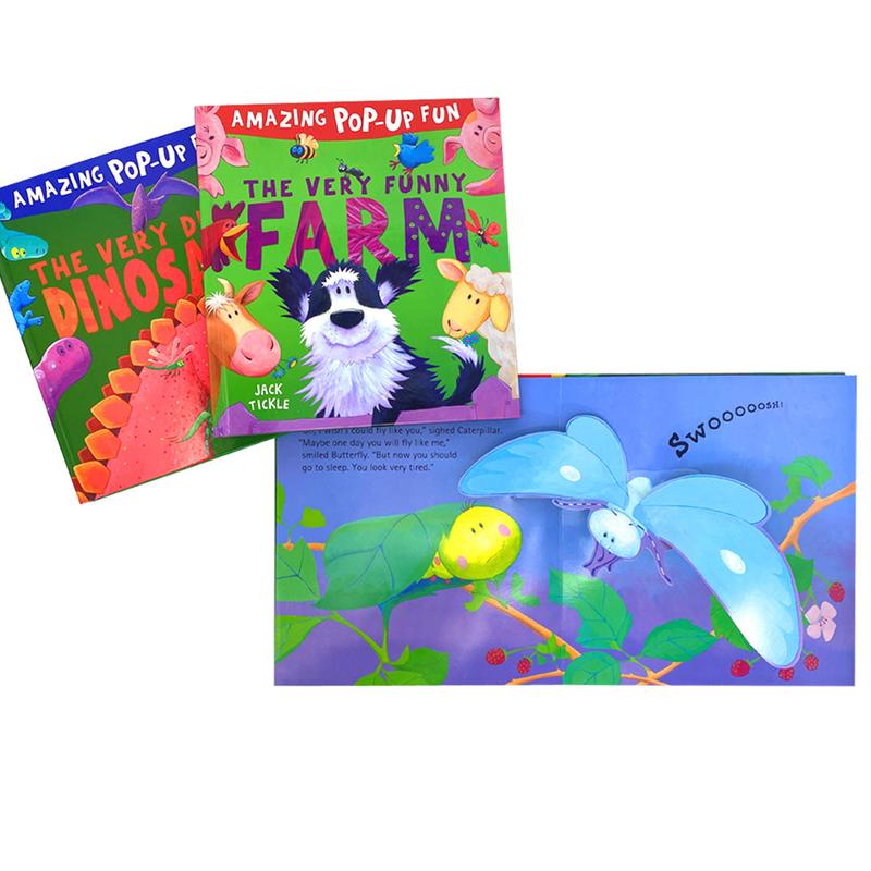 My Very First Peekaboo Pop-Up Book Collection 4 Books Box Set (Very Dizzy Dinosaur, Very Funny Farm) NEW 2