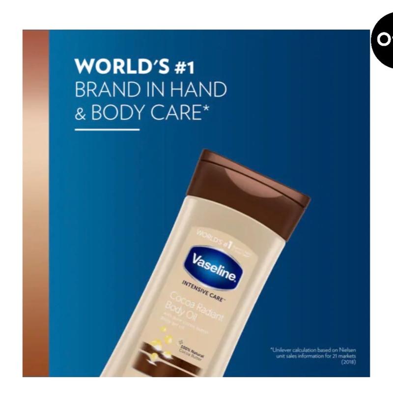 Vaseline Cocoa Body Oil Gel for Smooth Skin Body Care winter hygiene 4