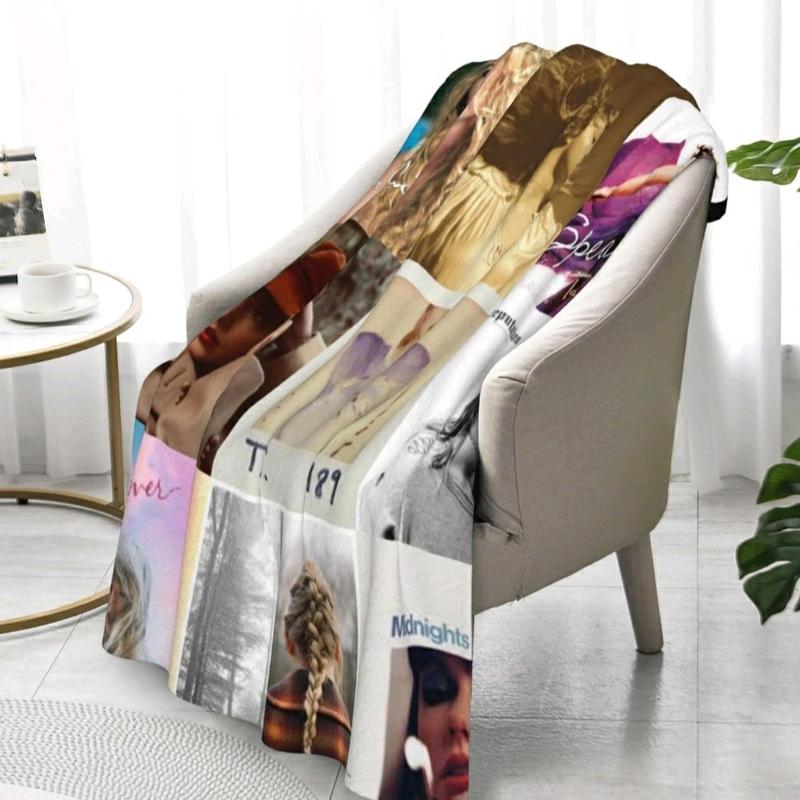 Taylor Swift Throw Blanket Flange Fleece Soft 150x110 & FREE 1 CUSHION COVER NEW 2