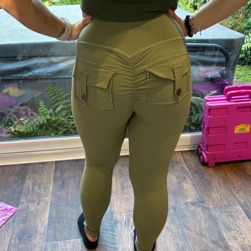 Scrunch bum pocket leggings 1