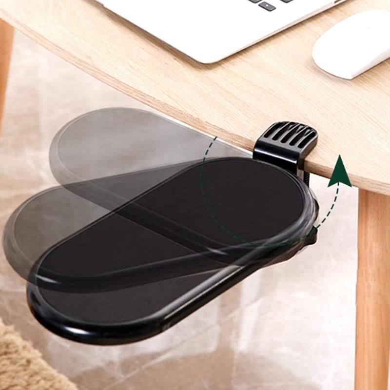 Ergonomic Adjustable Computer Armrest with Rotating Mouse Pad Holder and Keyboard Extender for Office Comfort 5