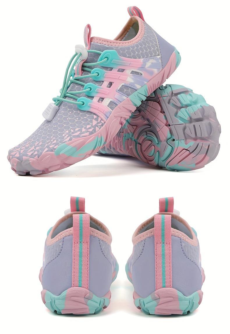 Product Introduction of Girl's Bare Water Shoes With Adjustable Buckle, Breathable Quick Dry Non Slip For Kid's Summer Beach Walking/Pool Swimming/Outdoor Activities 21