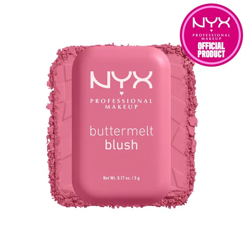 NYX Professional Makeup Buttermelt Blush, Powder Blush Up to 12H Wear, Fade & Transfer Resistant, Select Your Shade 6