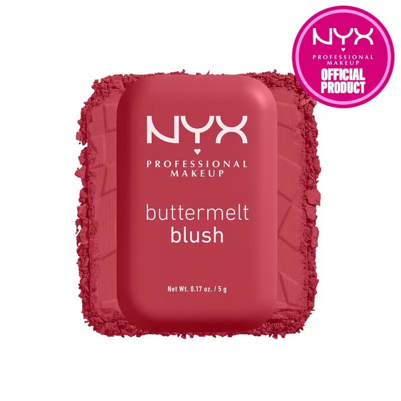 NYX Professional Makeup Buttermelt Blush, Powder Blush Up to 12H Wear, Fade & Transfer Resistant, Select Your Shade 3